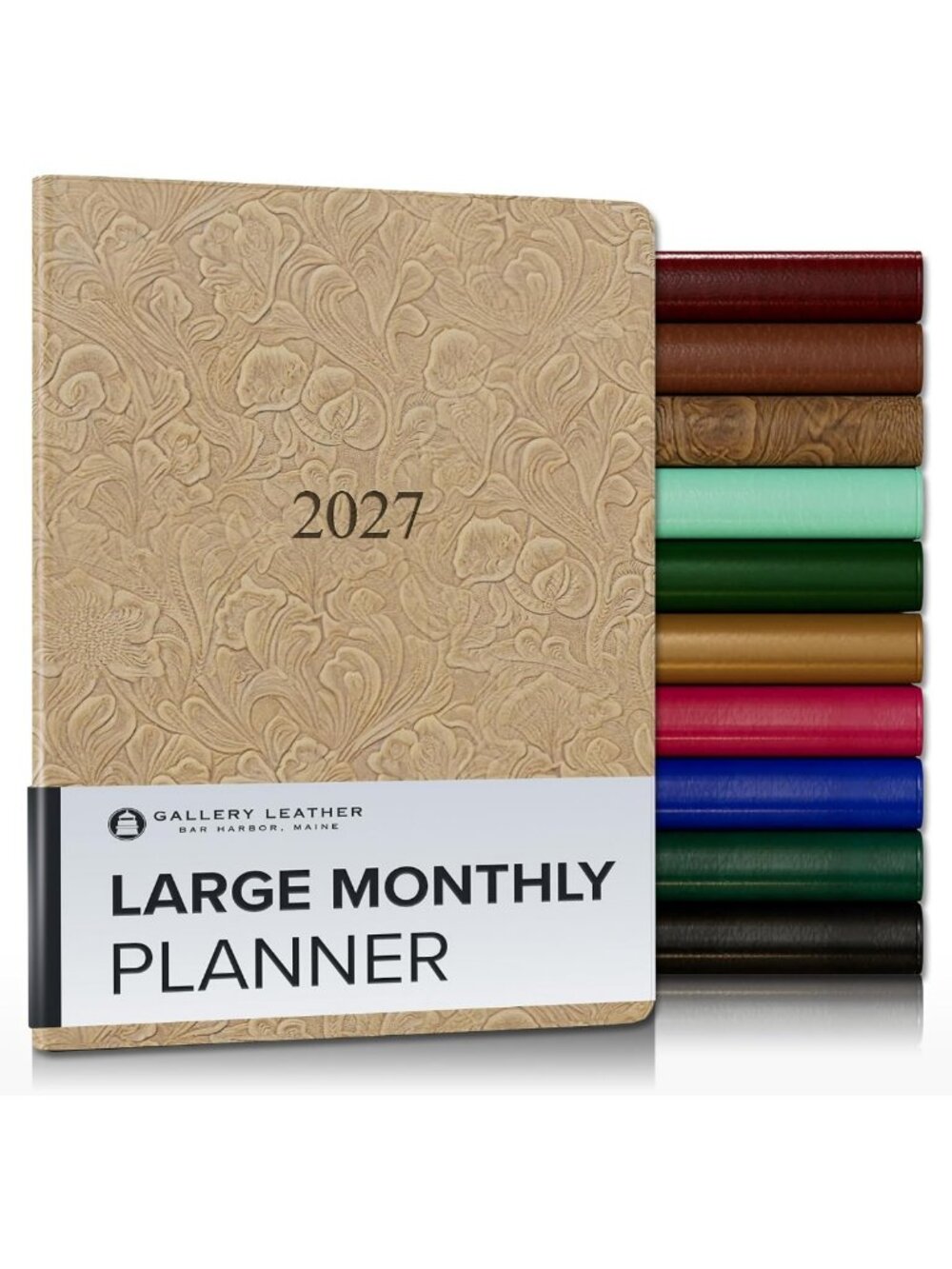 Floral Latte Large Monthly Planner 2026-2027 | Stylish Organizer & Agenda